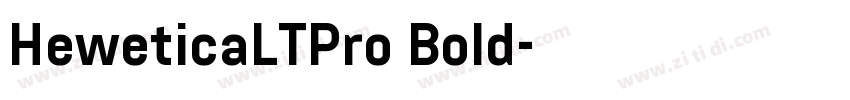 HeweticaLTPro Bold字体转换